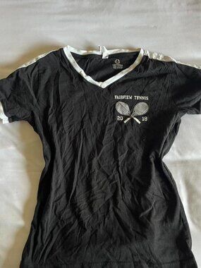 Fairview Tennis Graphic Ringer Tee